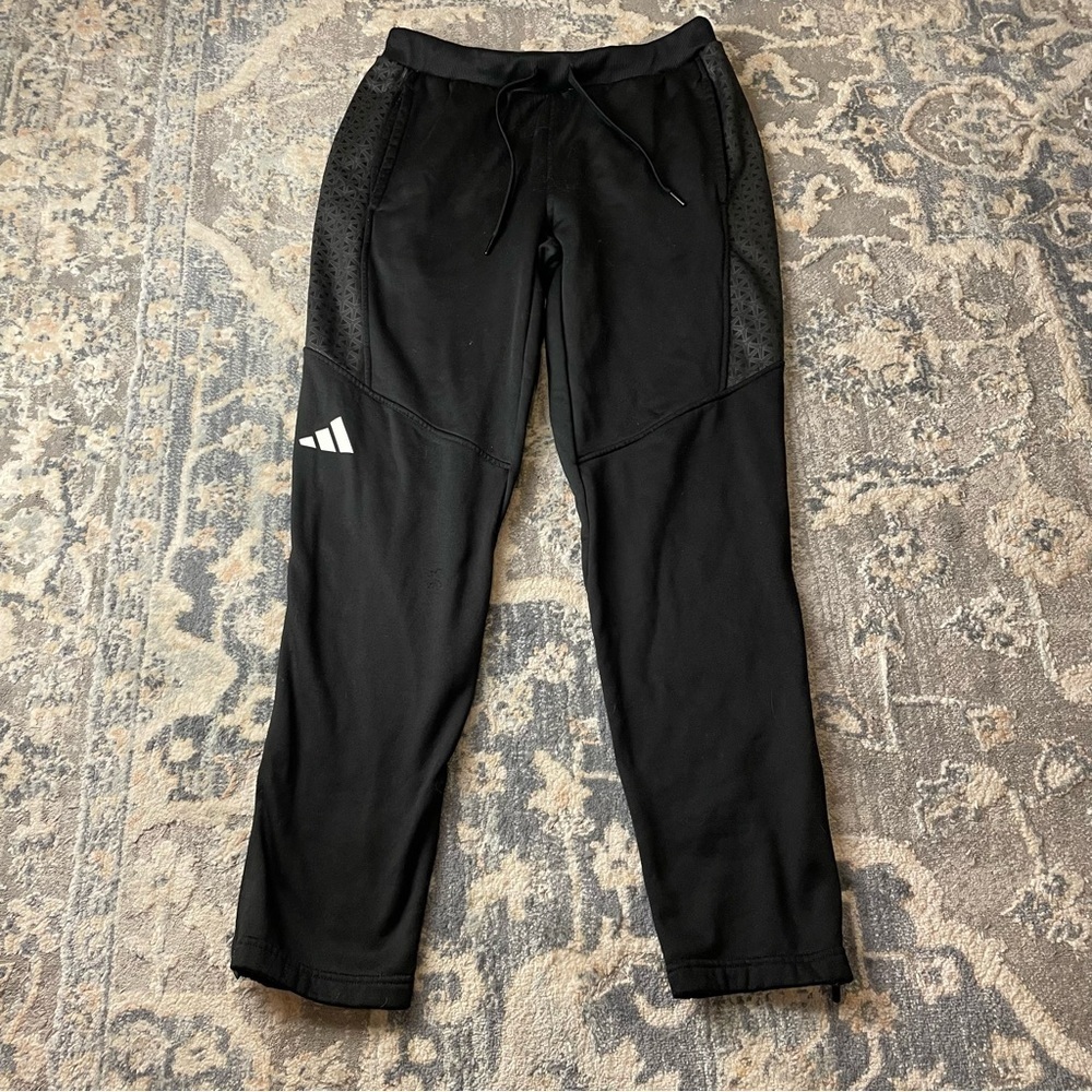 Adidas Black Fleece Track Pants